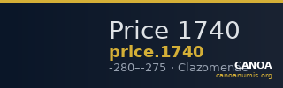 Price 1740 — CANOA