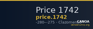 Price 1742 — CANOA