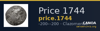Price 1744 — CANOA