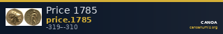 Price 1785 — CANOA