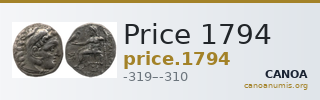 Price 1794 — CANOA