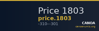 Price 1803 — CANOA