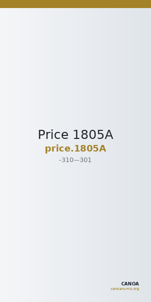 Price 1805A — CANOA