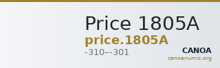 Price 1805A — CANOA