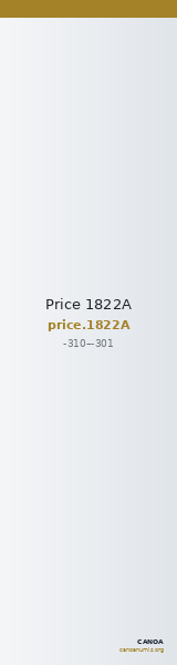 Price 1822A — CANOA