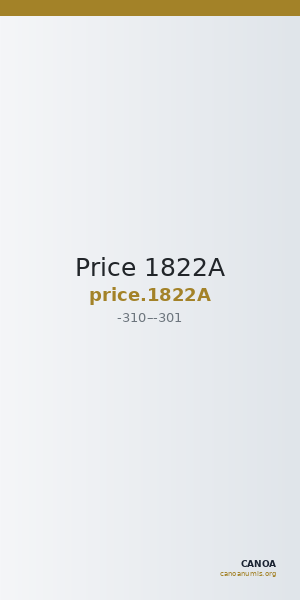 Price 1822A — CANOA