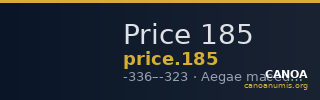 Price 185 — CANOA