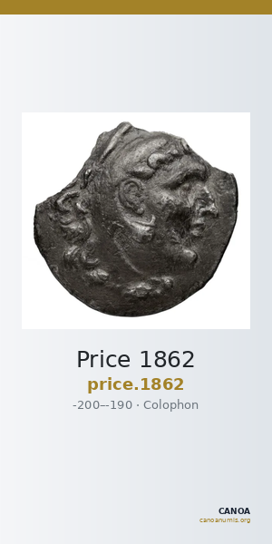 Price 1862 — CANOA