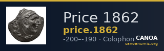 Price 1862 — CANOA