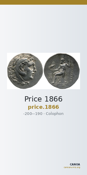 Price 1866 — CANOA