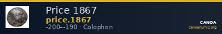 Price 1867 — CANOA