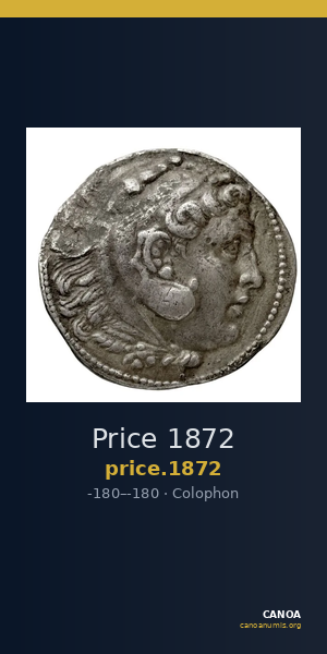 Price 1872 — CANOA