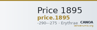 Price 1895 — CANOA