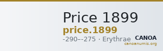 Price 1899 — CANOA