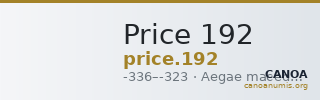 Price 192 — CANOA