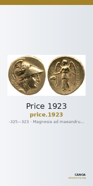Price 1923 — CANOA