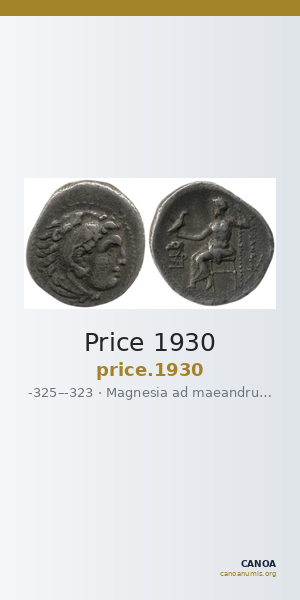 Price 1930 — CANOA
