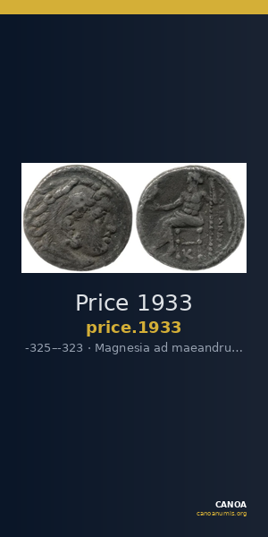 Price 1933 — CANOA