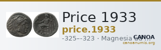 Price 1933 — CANOA