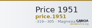 Price 1951 — CANOA