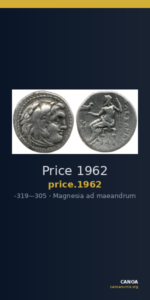 Price 1962 — CANOA