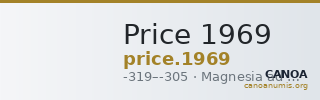 Price 1969 — CANOA