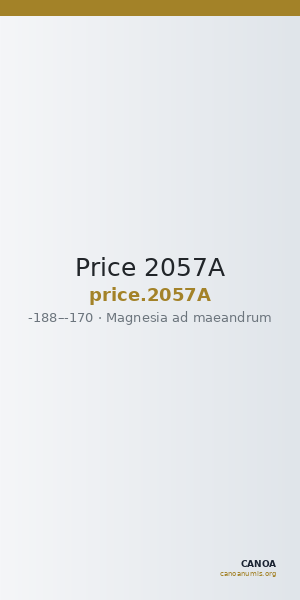 Price 2057A — CANOA