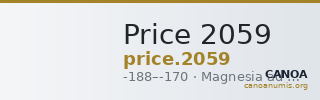 Price 2059 — CANOA