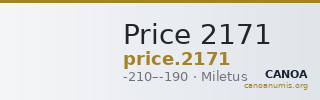 Price 2171 — CANOA