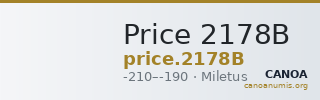 Price 2178B — CANOA
