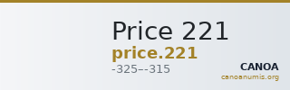 Price 221 — CANOA