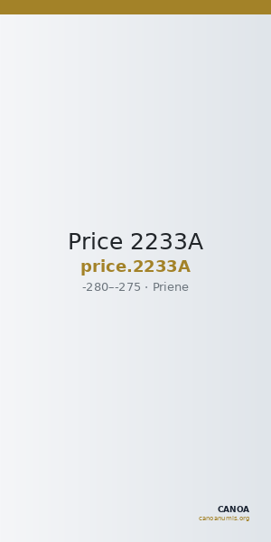 Price 2233A — CANOA