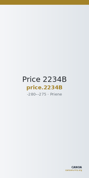 Price 2234B — CANOA