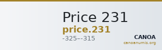 Price 231 — CANOA