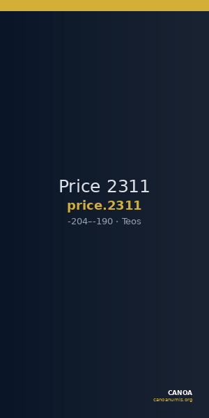 Price 2311 — CANOA