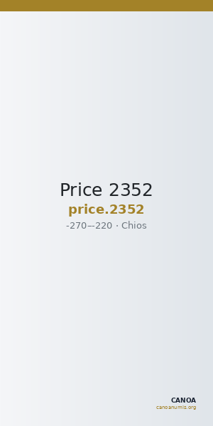 Price 2352 — CANOA
