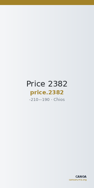 Price 2382 — CANOA