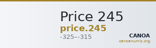 Price 245 — CANOA