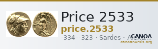 Price 2533 — CANOA