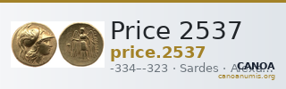 Price 2537 — CANOA