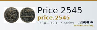 Price 2545 — CANOA