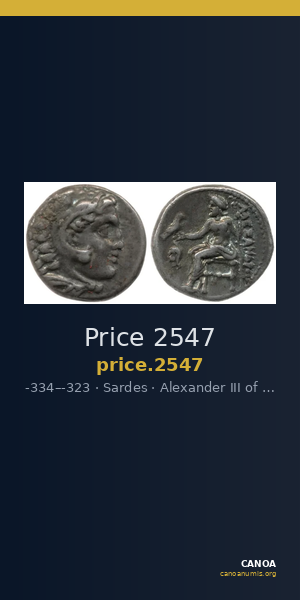 Price 2547 — CANOA