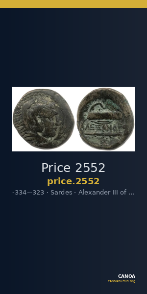 Price 2552 — CANOA