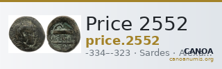 Price 2552 — CANOA
