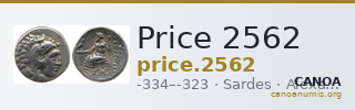 Price 2562 — CANOA