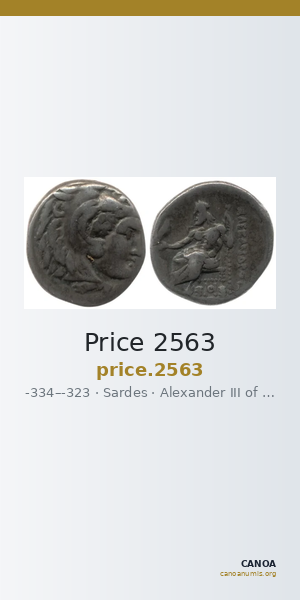 Price 2563 — CANOA