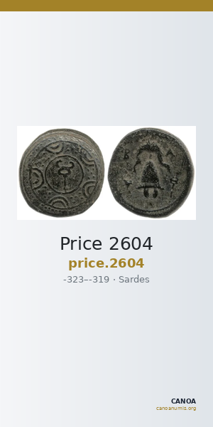 Price 2604 — CANOA