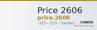 Price 2606 — CANOA