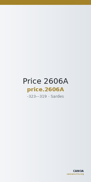Price 2606A — CANOA
