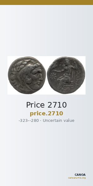 Price 2710 — CANOA